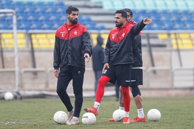 تمرین پرسپولیس با حضور گل‌محمدی