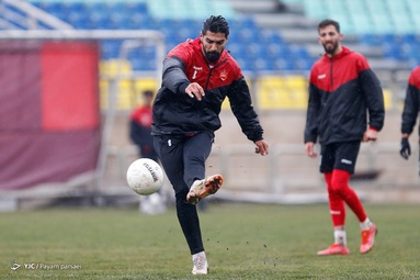 تمرین پرسپولیس با حضور گل‌محمدی
