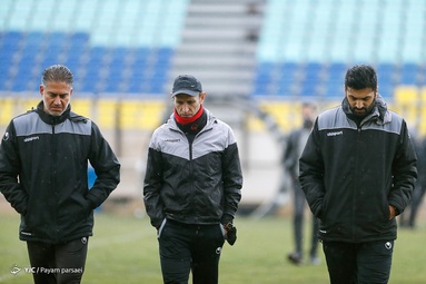 تمرین پرسپولیس با حضور گل‌محمدی