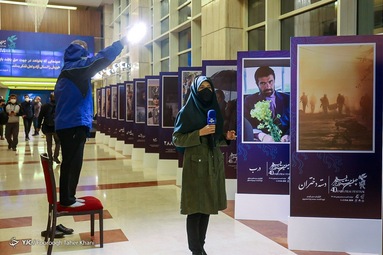 در حاشیه دومین روز چهلمین جشنواره سراسری فیلم فجر - برج میلاد تهران