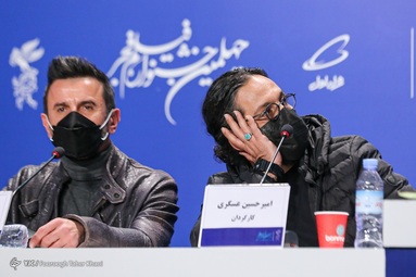حضور عوامل فیلم «برف آخر» به کارگردانی «امیرحسین عسگری»
