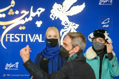 حضور عوامل فیلم «لایه‌های دروغ» به کارگردانی «رامین سهراب»