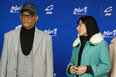 حضور عوامل فیلم «لایه‌های دروغ» به کارگردانی «رامین سهراب»