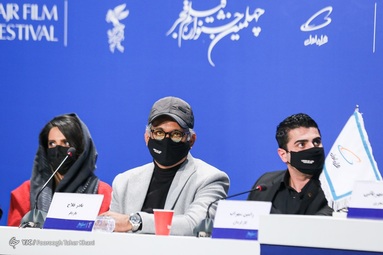حضور عوامل فیلم «لایه‌های دروغ» به کارگردانی «رامین سهراب»