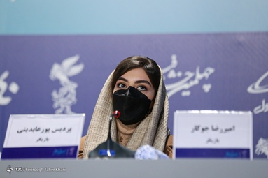 در حاشیه نمایش و نشست خبری فیلم «بی‌مادر» به کارگردانی «سیدمرتضی فاطمی»