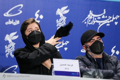 در حاشیه نمایش و نشست خبری فیلم «دسته دختران» به کارگردانی «منیر قیدی»
