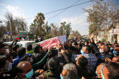 تشییع پیکر شهید «علی‌اکبر رنجبر» - شیراز