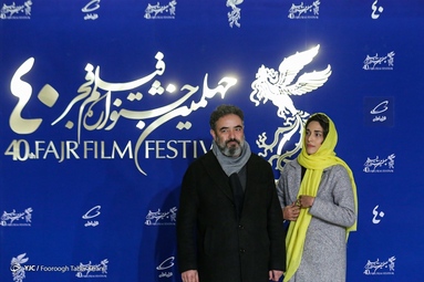 در حاشیه نمایش فیلم «شب طلایی» به کارگردانی «یوسف حاتمی کیا»