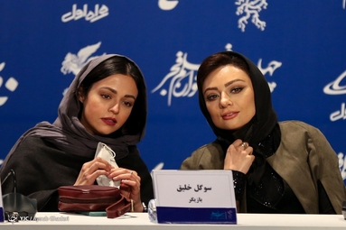 در حاشیه نمایش فیلم «شب طلایی» به کارگردانی «یوسف حاتمی کیا»