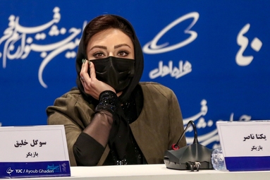 در حاشیه نمایش فیلم «شب طلایی» به کارگردانی «یوسف حاتمی کیا»