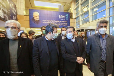 محمدمهدی اسماعیلی وزیر فرهنگ و ارشاد اسلامی در هفتمین روز چهلمین جشنواره فیلم فجر