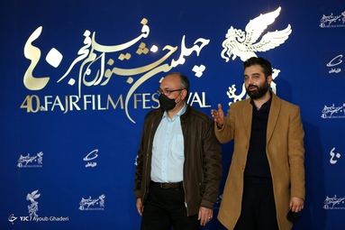 حضور عوامل فیلم «نمور» به کارگردانی داوود بیدل در محل جشنواره فیلم فجر