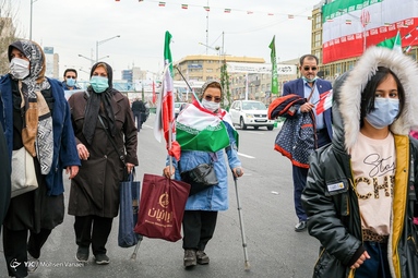 راهپیمایی یوم الله 22 بهمن تهران