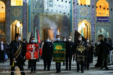 مراسم لاله گردانی شام شهادت حضرت شاهچراغ (ع) - شیراز