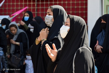 آیین استقبال از پیکر ۴ شهید گمنام دفاع مقدس - کرمان