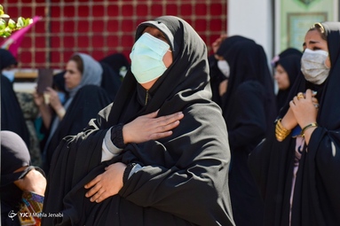 آیین استقبال از پیکر ۴ شهید گمنام دفاع مقدس - کرمان