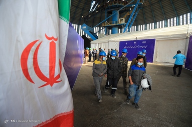 افتتاح کارخانه تولید کنسانتره سنگ آهن - سنگان خواف