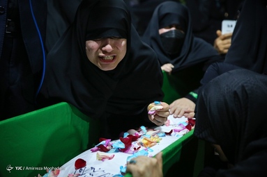 وداع با پیکر شهید مدافع حرم «محمدجواد رستمی»