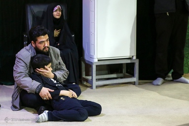 وداع با پیکر شهید مدافع حرم «محمدجواد رستمی»