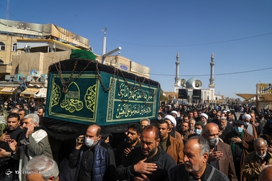 مراسم عزاداری روز شهادت امام موسی کاظم (ع) - قم