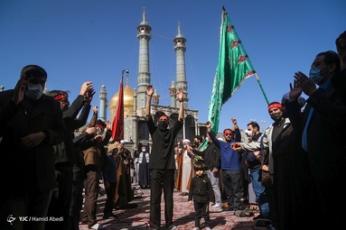 مراسم عزاداری روز شهادت امام موسی کاظم (ع) - قم