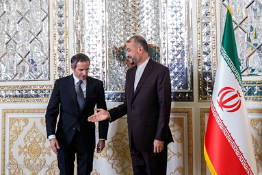 دیدار رافائل گروسی با وزیر امور خارجه