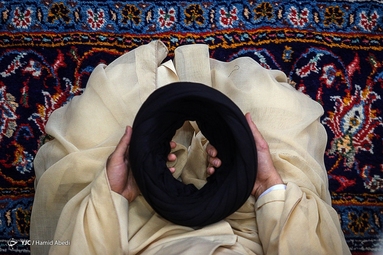 عمامه گذاری طلاب در قم