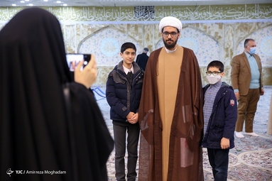 مراسم عمامه گذاری طلاب مدرسه علمیه امام خمینی ره