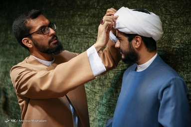 مراسم عمامه گذاری طلاب مدرسه علمیه امام خمینی ره