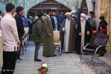 مراسم عمامه گذاری طلاب مدرسه علمیه امام خمینی ره