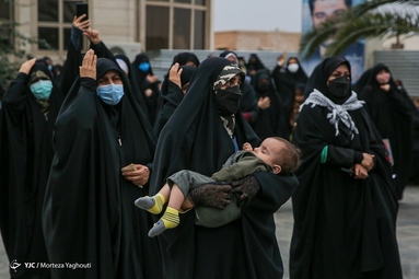 استقبال از پیکر شهید مدافع حرم احسان کربلایی‌پور - اهواز