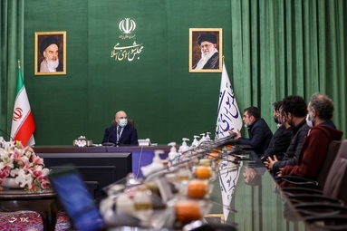 دیدار عوامل فیلم سینمایی موقعیت مهدی با رئیس مجلس شورای اسلامی