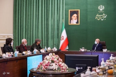دیدار عوامل فیلم سینمایی موقعیت مهدی با رئیس مجلس شورای اسلامی