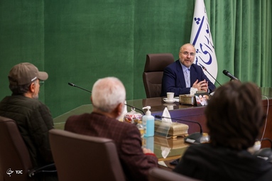 دیدار عوامل فیلم سینمایی موقعیت مهدی با رئیس مجلس شورای اسلامی