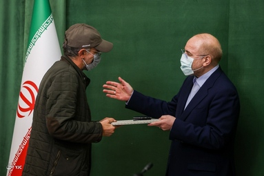 دیدار عوامل فیلم سینمایی موقعیت مهدی با رئیس مجلس شورای اسلامی
