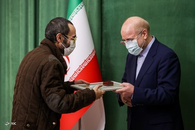 دیدار عوامل فیلم سینمایی موقعیت مهدی با رئیس مجلس شورای اسلامی