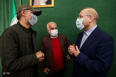 دیدار عوامل فیلم سینمایی موقعیت مهدی با رئیس مجلس شورای اسلامی
