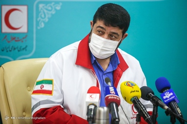 نشست خبری پیرحسین کولیوند رئیس جمعیت هلال احمر