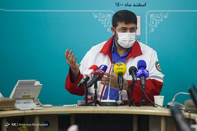 نشست خبری پیرحسین کولیوند رئیس جمعیت هلال احمر