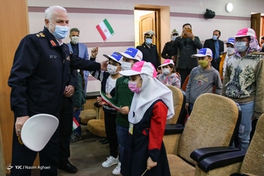 مراسم آماده باش نوروزی همیاران پلیس