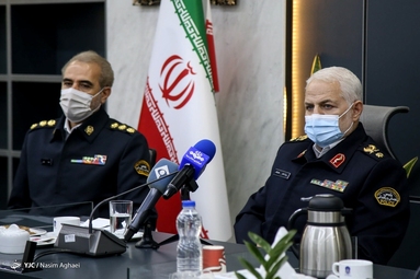 مراسم آماده باش نوروزی همیاران پلیس