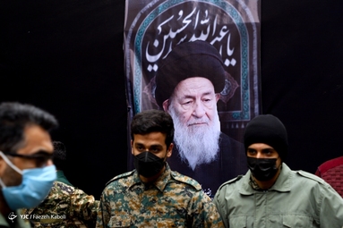 تشییع پیکر مرحوم آیت‌الله «سیدمحمدعلی علوی گرگانی» - گرگان