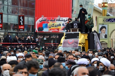تشییع پیکر مرحوم آیت‌الله «سیدمحمدعلی علوی گرگانی» - گرگان