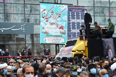 تشییع پیکر مرحوم آیت‌الله «سیدمحمدعلی علوی گرگانی» - گرگان