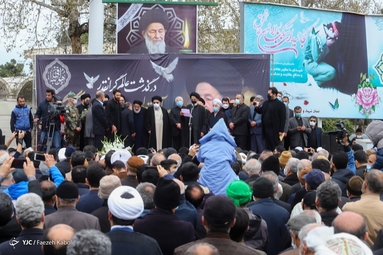 تشییع پیکر مرحوم آیت‌الله «سیدمحمدعلی علوی گرگانی» - گرگان