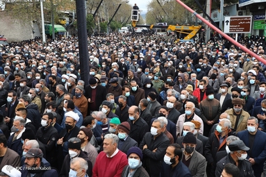 تشییع پیکر مرحوم آیت‌الله «سیدمحمدعلی علوی گرگانی» - گرگان