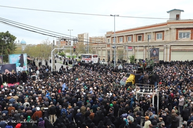 تشییع پیکر مرحوم آیت‌الله «سیدمحمدعلی علوی گرگانی» - گرگان