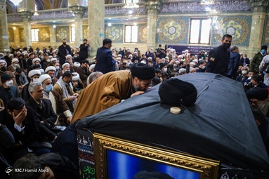 مراسم تشییع پیکر آیت الله علوی گرگانی - قم