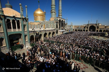 مراسم تشییع پیکر آیت الله علوی گرگانی - قم