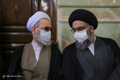 مراسم تشییع پیکر آیت الله علوی گرگانی - قم